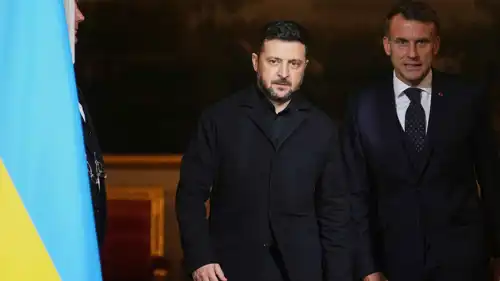 زيلينسكي وماكرون