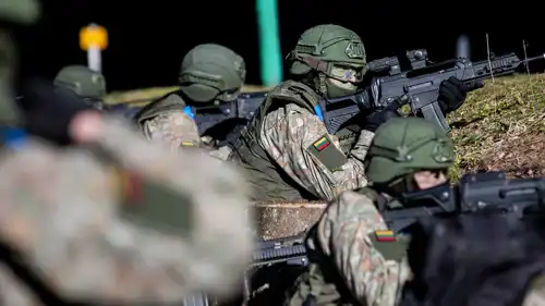 تدريب عسكري في ليتوانيا