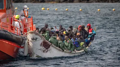 مهاجرون أفارقة غير نظاميين