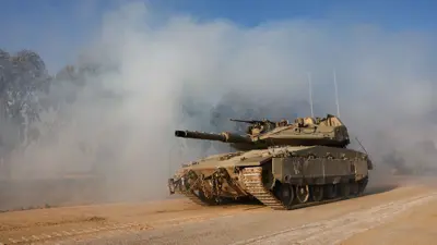 دبابة إسرائيلية في قطاع غزة