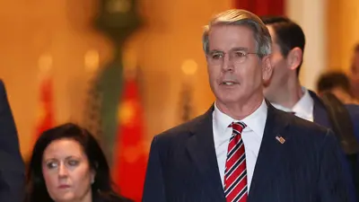 وزير الخزانة الأمريكي سكوت بيسنت في لندن