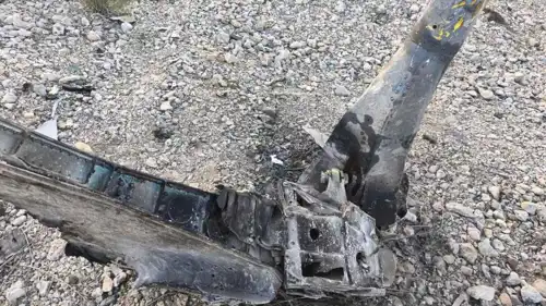 أجزاء من المقاتلة الأمريكية