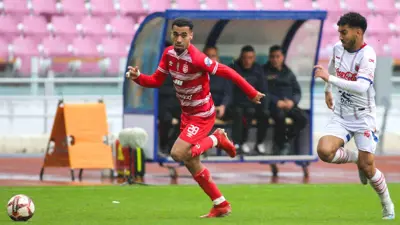 لاعب الإفريقي التونسي حمدي العبيدي