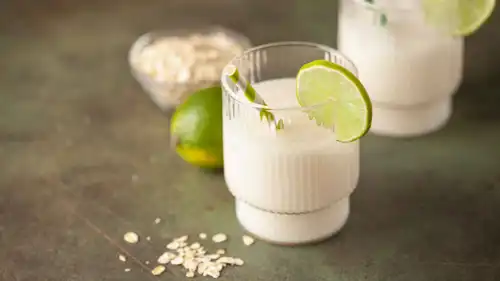 مشروب الشوفان والليمون