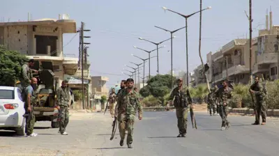 مسلحون في حماة