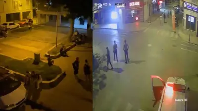 السكان ودوريات الأمن في الشوارع عقب الزلزال