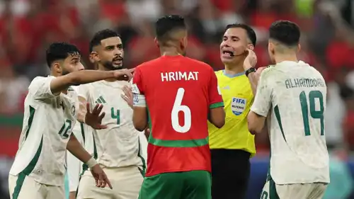 مباراة السعودية والمغرب في كأس العرب