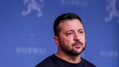 الرئيس الأوكراني فلوديمير زيلينسكي