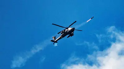 مروحية إسرائيلية تطلق النار باتجاه لبنان