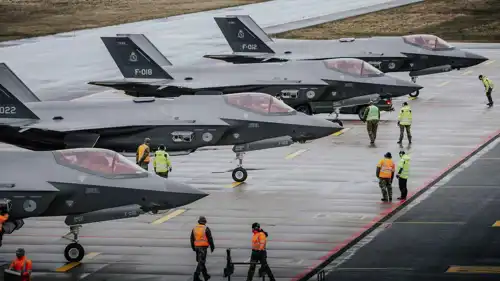 طائرات مقاتلة هولندية من طراز F-35 بقاعدة جوية في إستونيا