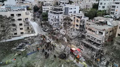 موقع غارة إيرانية على تل أبيب