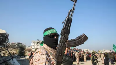 مقاتل من حماس في غزة
