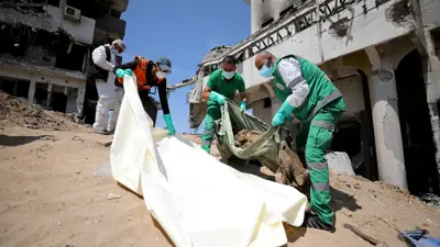 قتلى في غزة جراء القصف الإسرائيلي 