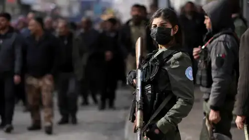 عناصر من الأمن الداخلي الكردي في الحسكة