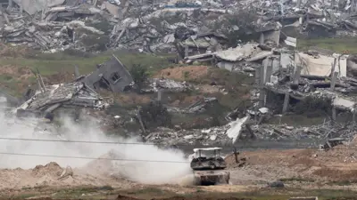 دبابة إسرائيلية في قطاع غزة