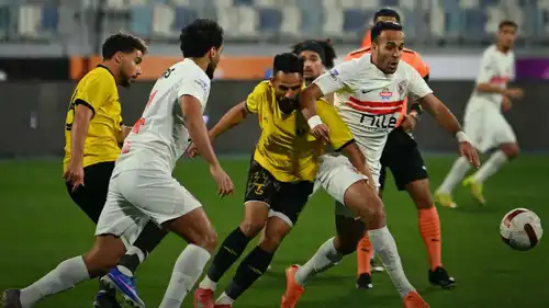 من مباراة الزمالك وكهرباء الإسماعيلية