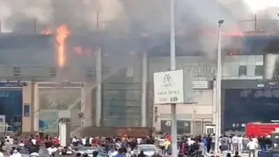 حريق مول دبي في مصر