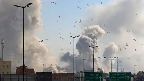 غارة جوية على العاصمة الإيرانية طهران