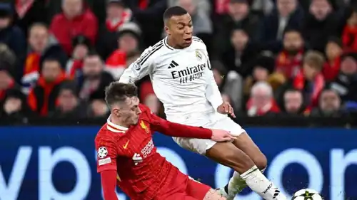 مباراة سابقة بين ليفربول وريال مدريد