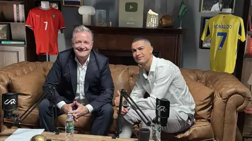 رونالدو مع بيرس مورغان