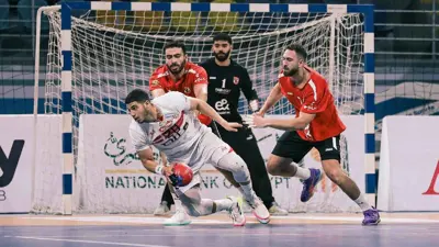 مباراة الزمالك والأهلي في نهائي كأس مصر لكرة اليد