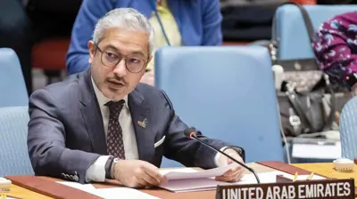 محمد أبو شهاب مندوب الإمارات بمجلس الأمن