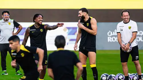 بيرغوين في تدريبات الاتحاد السعودي