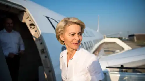 Ursula von der Leyen’s plane hit by suspected Russian GPS interference