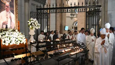 نعش البابا فرنسيس 