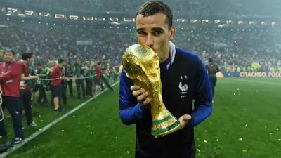 أحرز غريزمان مع منتخب فرنسا لقب مونديال 2018