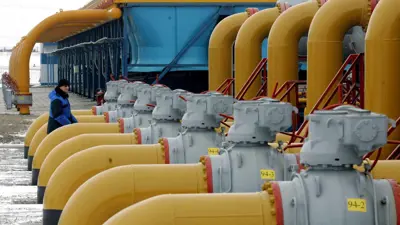 محطة للغاز الروسي