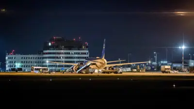 طائرة نتنياهو في مطار بودابست 