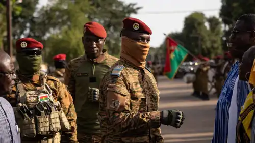 الرئيس العسكري لبوركينا فاسو إبراهيم تراوري