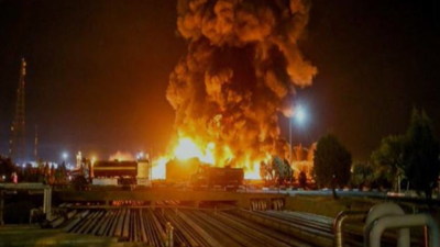 إحدى المواقع التي تضررت في طهران