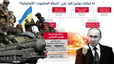 خيارات بوتين للرد على شبكة العنكبوت الأوكرانية