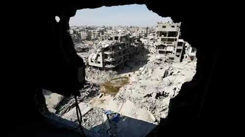 مشهد للدمار في غزة