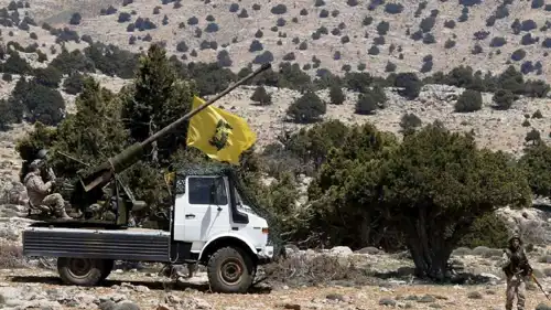 إحدى القطع العسكرية لمليشيا حزب الله