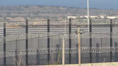 جانب من الحدود بين غزة ومصر