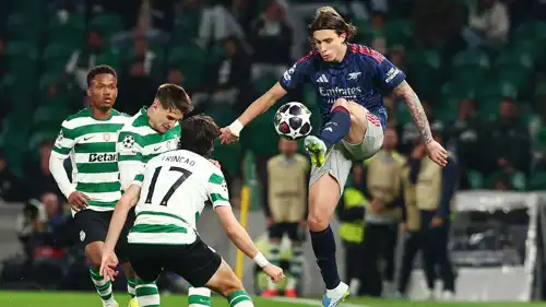 من مباراة آرسنال وسبورتينغ لشبونة