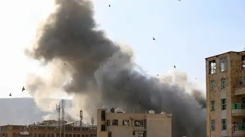 من غارة سابقة على اليمن