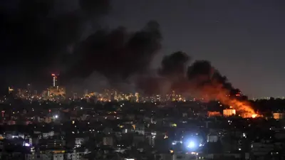 من قصف سابق لبيروت