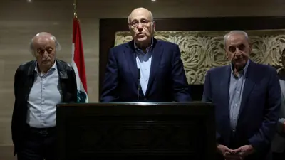 نبيه بري ونجيب ميقاتي ووليد جنبلاط