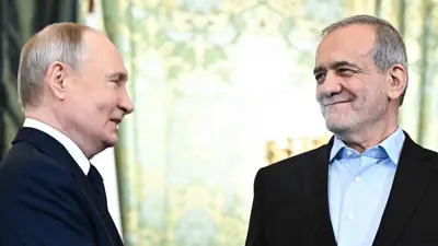 بوتين ومسعود بزشكيان