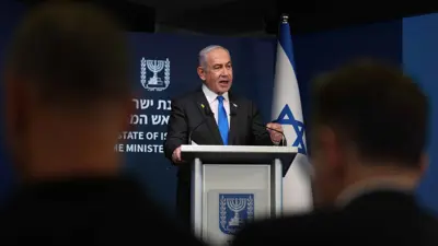 رئيس الوزراء الإسرائيلي بنيامين نتنياهو