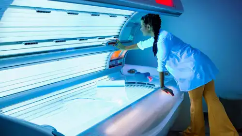 سرير التسمير الكهربائي