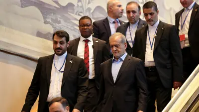 مسعود بزشكيان على هامش الدورة الـ79 للجمعية العامة للأمم المتحدة في نيويورك،