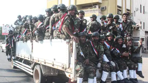 جنود من القوات المسلحة اليمنية الجنوبية