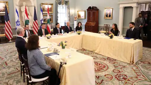 من لقاء واشنطن بين لبنان وإسرائيل برعاية أمريكية