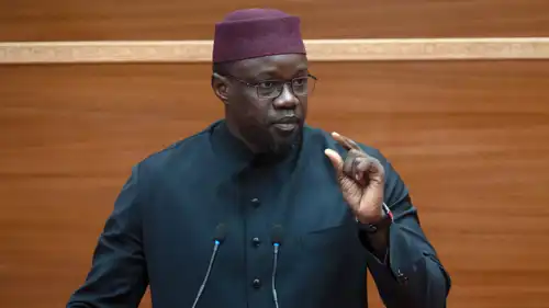 رئيس الوزراء السنغالي، عثمان سونكو