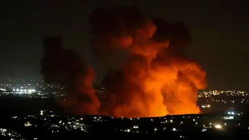 غارة إسرائيلية عنيفة على بلدة زوطر الشرقية جنوب لبنان